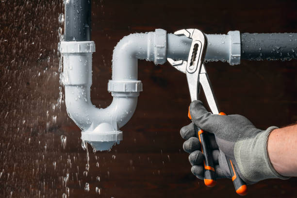 Professional Gas Line Repair technician working in Carver, MA